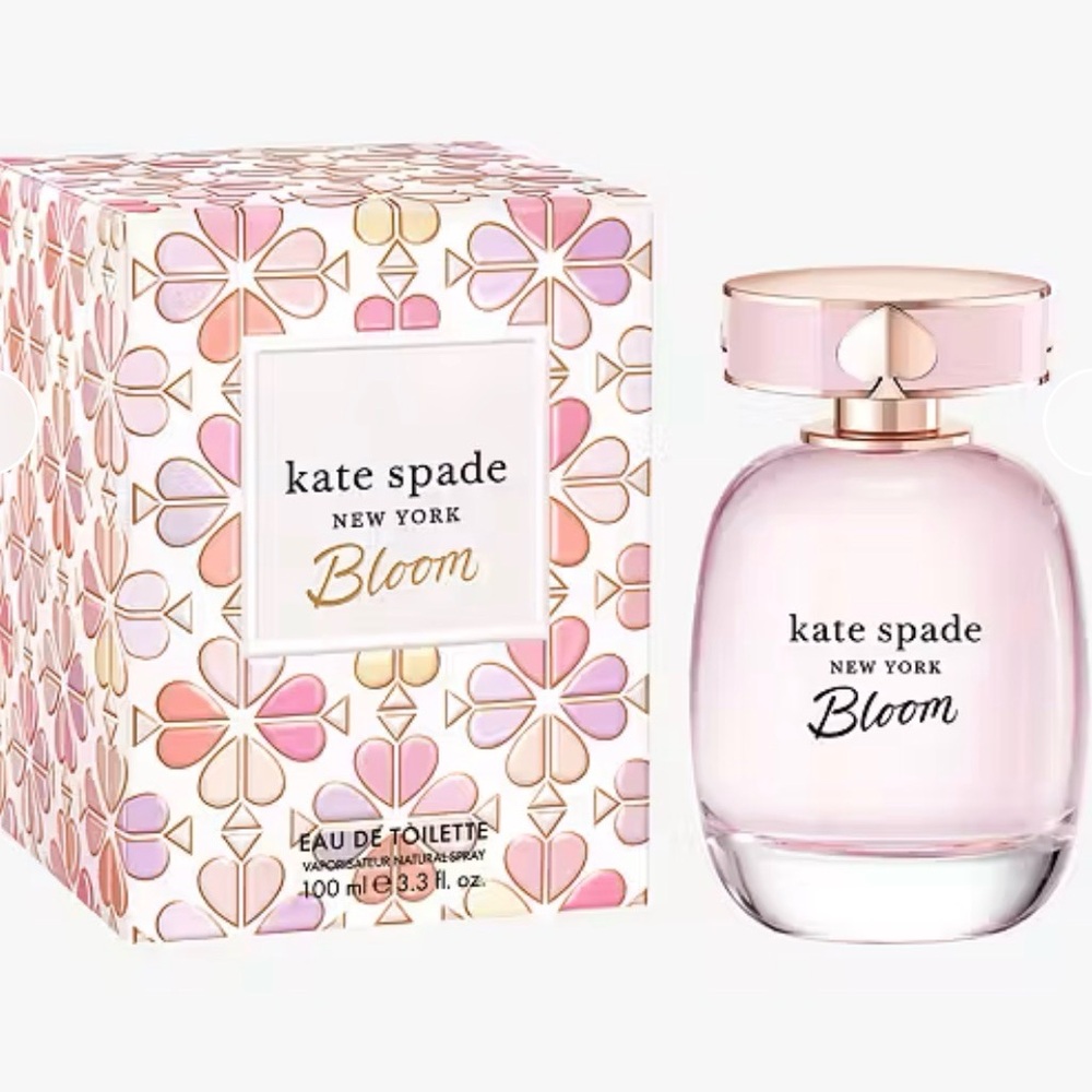 Kate Spade Bloom Perfume with Pink and Gold Design